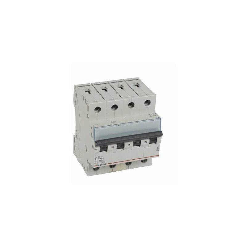 foto del prodotto legrand interruttore automatico tx3 6ka c 4p 20a