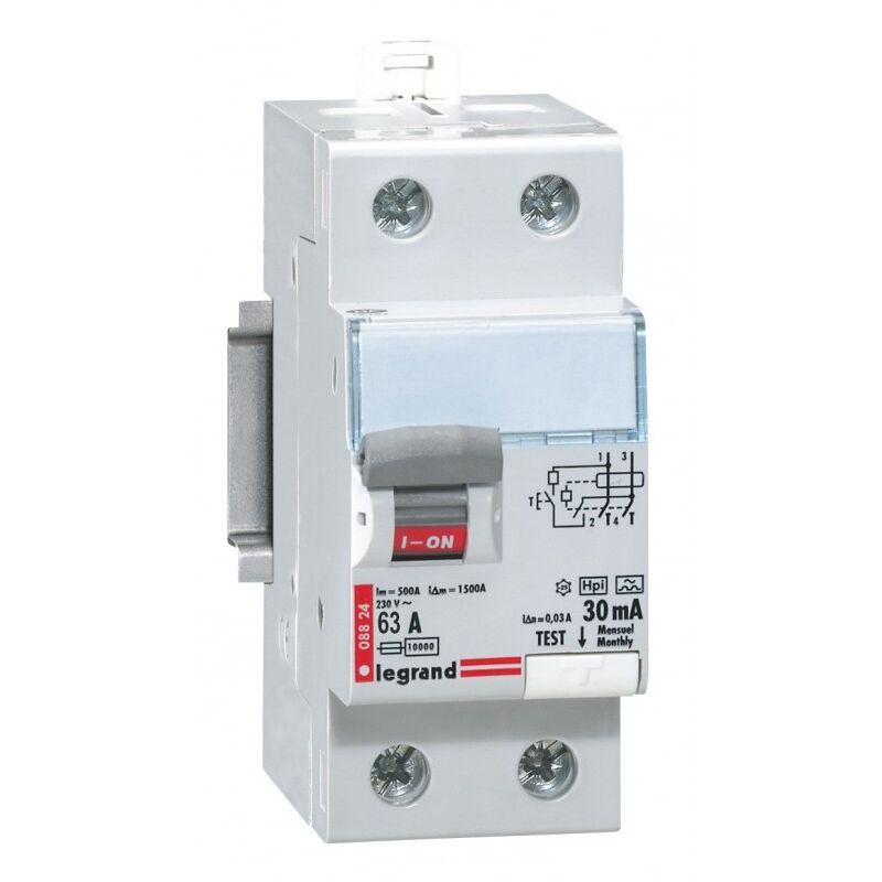 foto del prodotto legrand interruttore differenziale bipolare 30ma 40a tipo ac 2md