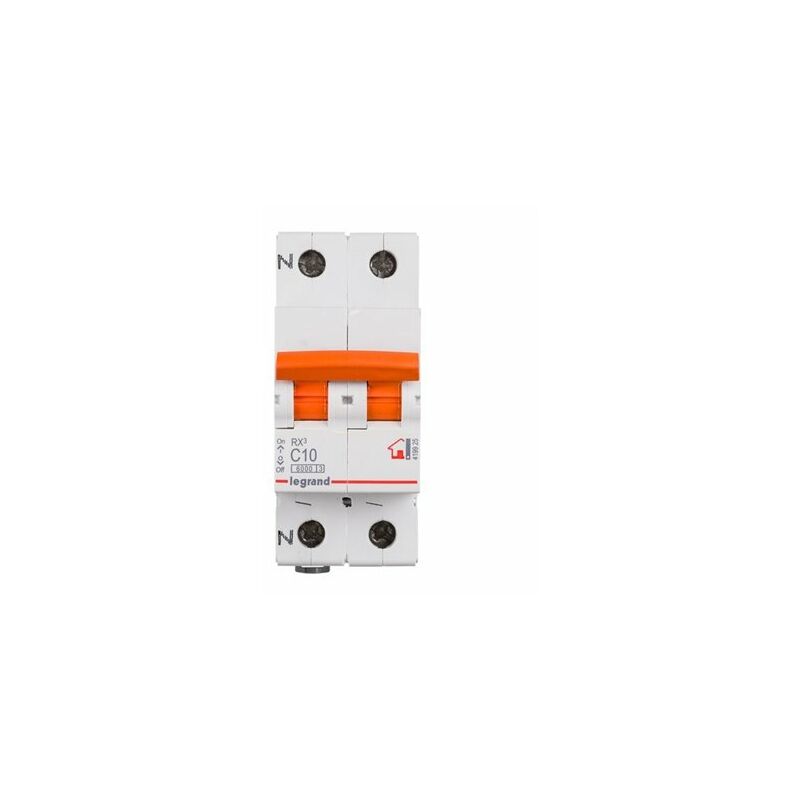 foto del prodotto legrand interruttore magnetotermico residenziale 1p n 6ka 10 40 a curva c rx 419925 10 a