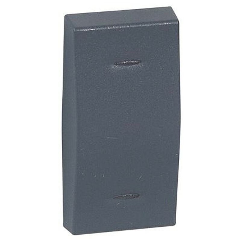 foto del prodotto legrand mostrina vela antracite per interruttore vela 1 modulo 682913