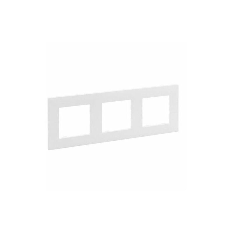 foto del prodotto legrand nilo step cornice 3 elementi bianco opaco 864173