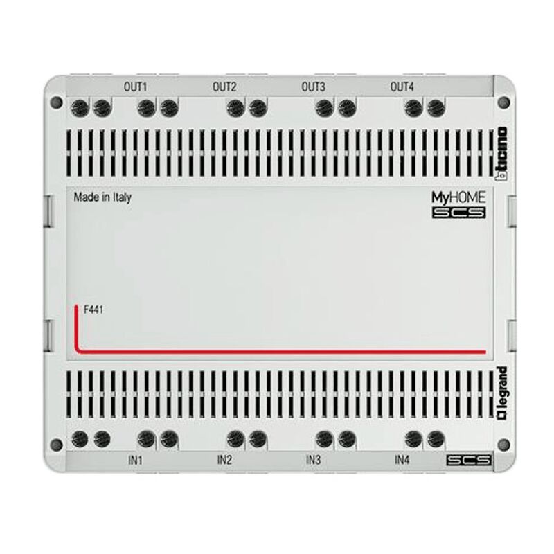 foto del prodotto legrand nodo audio video bticino modulare 6 din f441