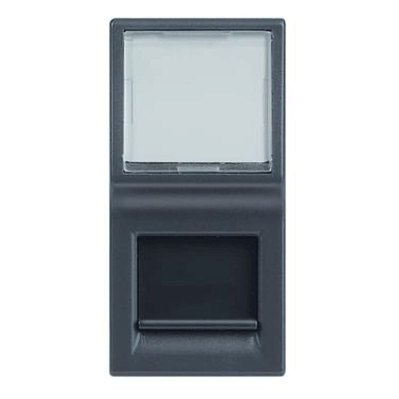 foto del prodotto legrand presa dati rj45 vela scura toolless utp cat5e 683033