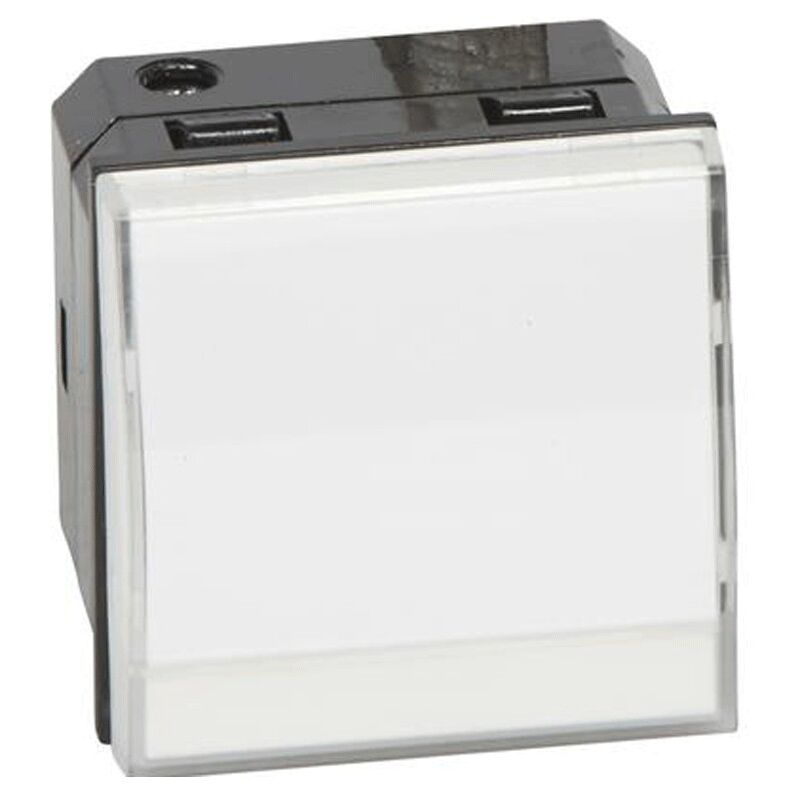 foto del prodotto legrand pulsante vela portanome 2 moduli copertura trasparente 683154