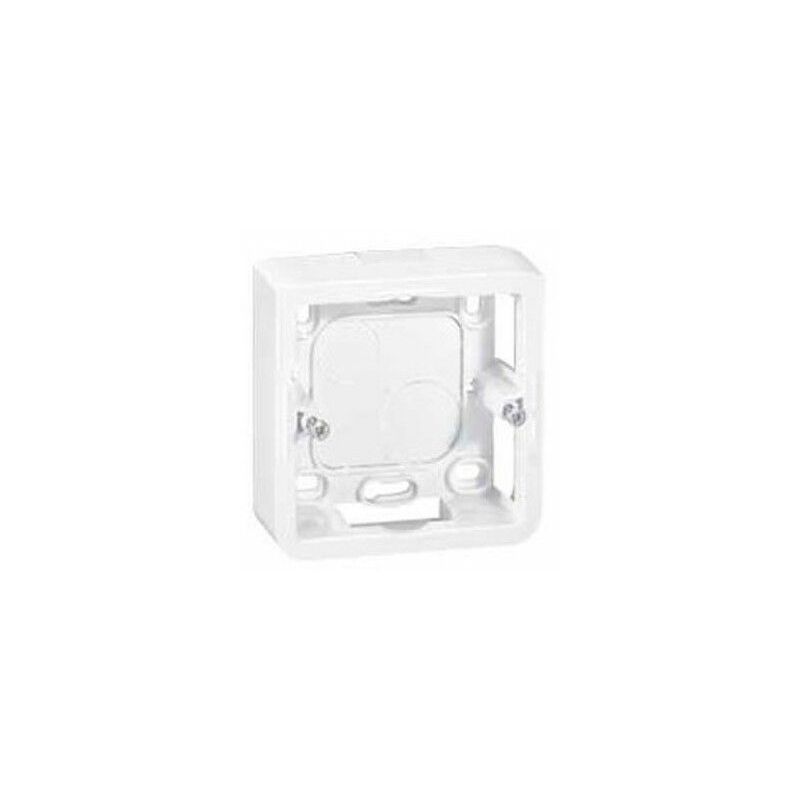 foto del prodotto legrand scatola quadrata mosaico per due moduli ip20 ik02 83x83x40mm in termoplastico bianco 08028