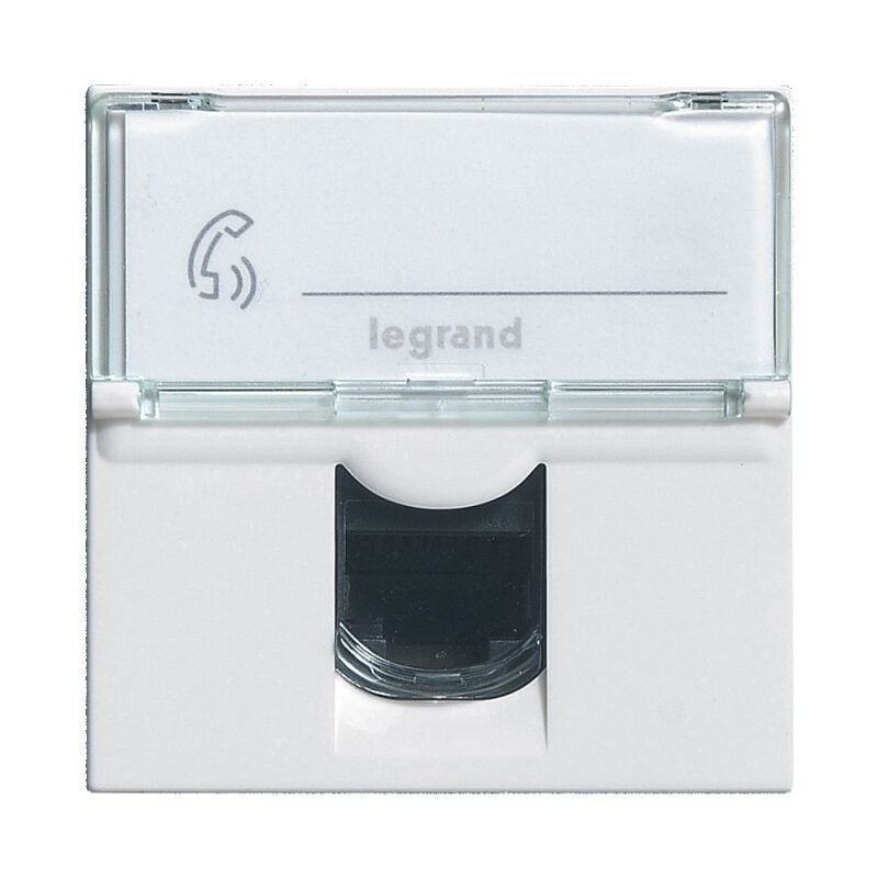 foto del prodotto legrand telefono computer con presa rj45 2 moduli per comporre mosaico