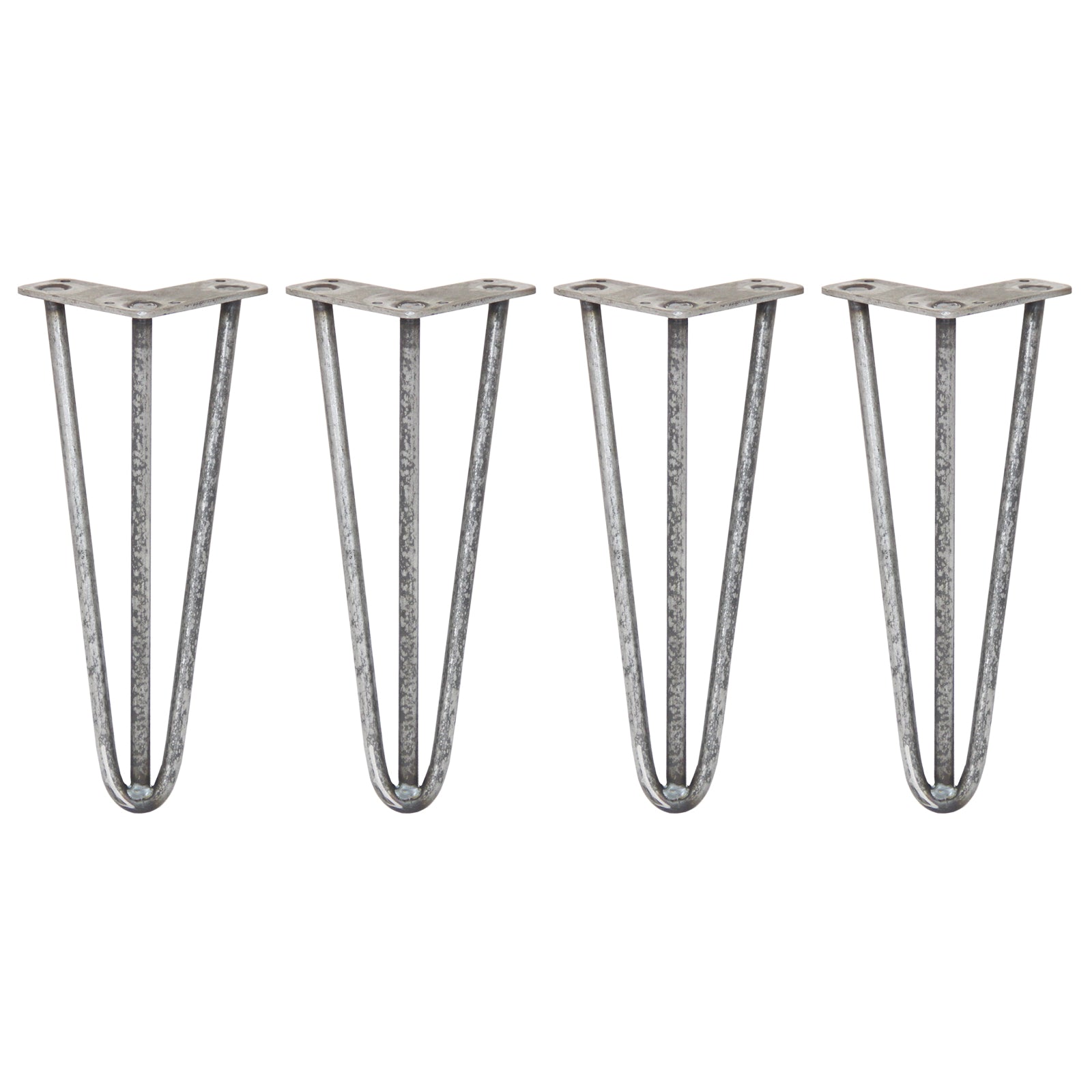 foto del prodotto legs set di 4 gambe per mobili gamba per tavolo in acciaio gambe a forcina include viti e piedini protezione gratuiti 31 71cm 30.5cm 3 rebbi