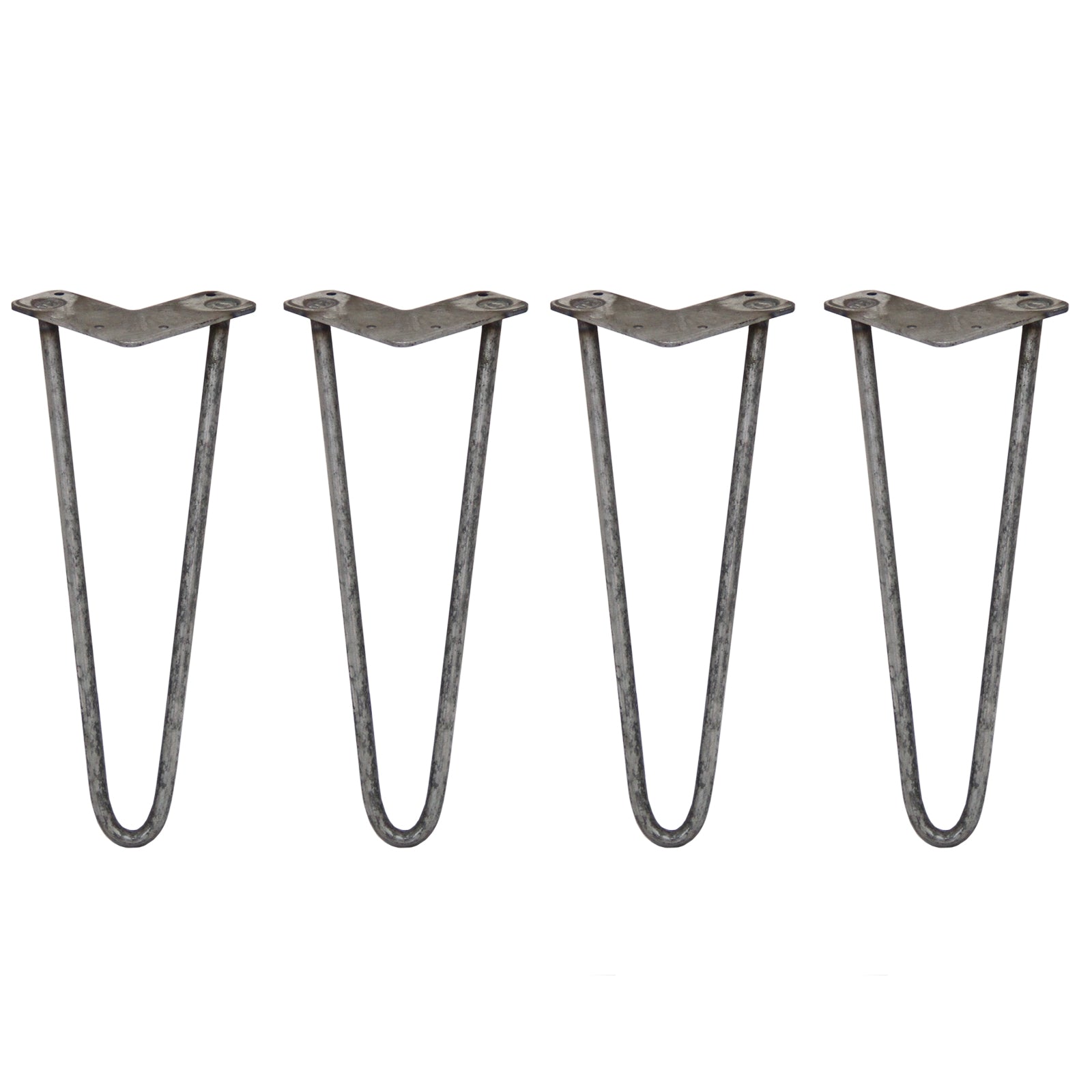 foto del prodotto legs set di 4 gambe per mobili gamba per tavolo in acciaio gambe a forcina include viti e piedini protezione gratuiti 31 71cm 35.5cm 2 rebbi