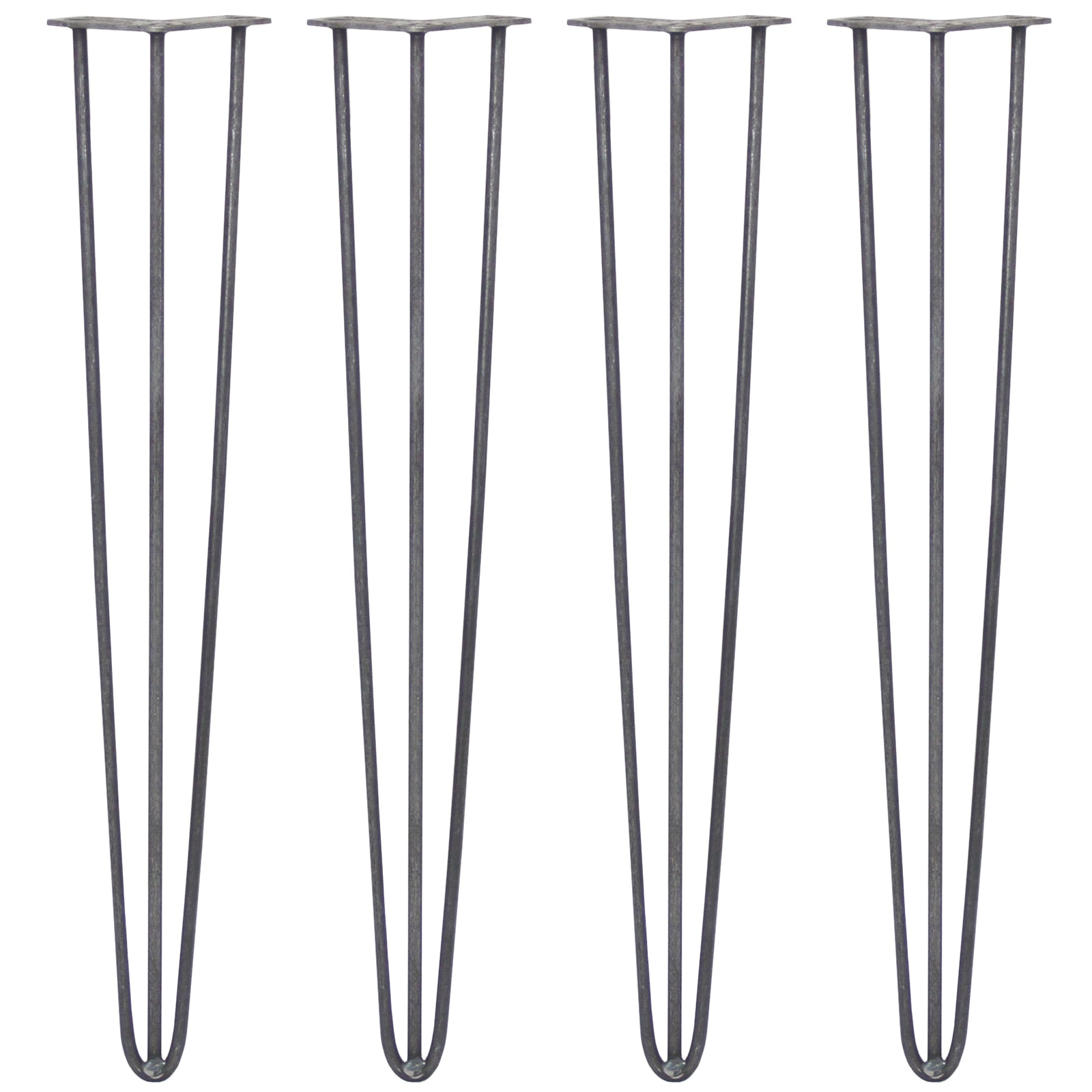 foto del prodotto legs set di 4 gambe per mobili gamba per tavolo in acciaio gambe a forcina include viti e piedini protezione gratuiti 31 71cm 71cm 3 rebbi