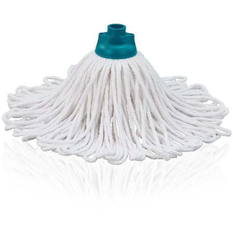 foto del prodotto leifheit 52070 testina sostitutiva lavapavimenti a frange cotone classic mop cotton bianco