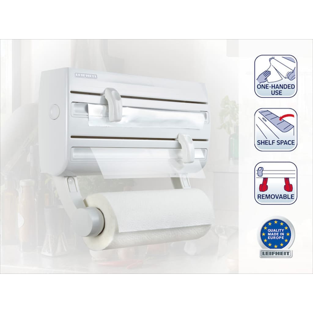 foto del prodotto leifheit portarotoli a parete parat f2 bianco 2577cod mxl 130887