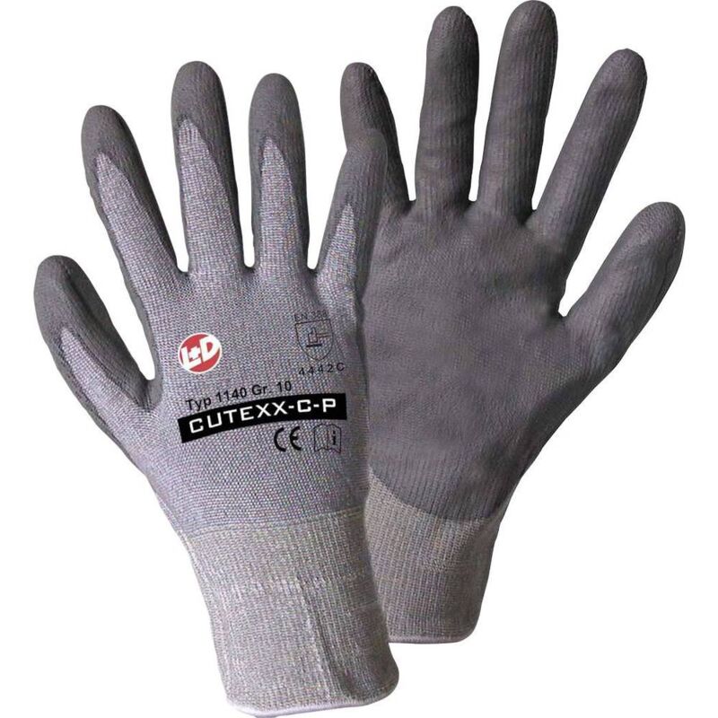 foto del prodotto leipold doehle cutexx c p 1140 10 nylon guanto di protezione dai tagli taglia guanti 10, xl en 388 cat ii 1 paio a