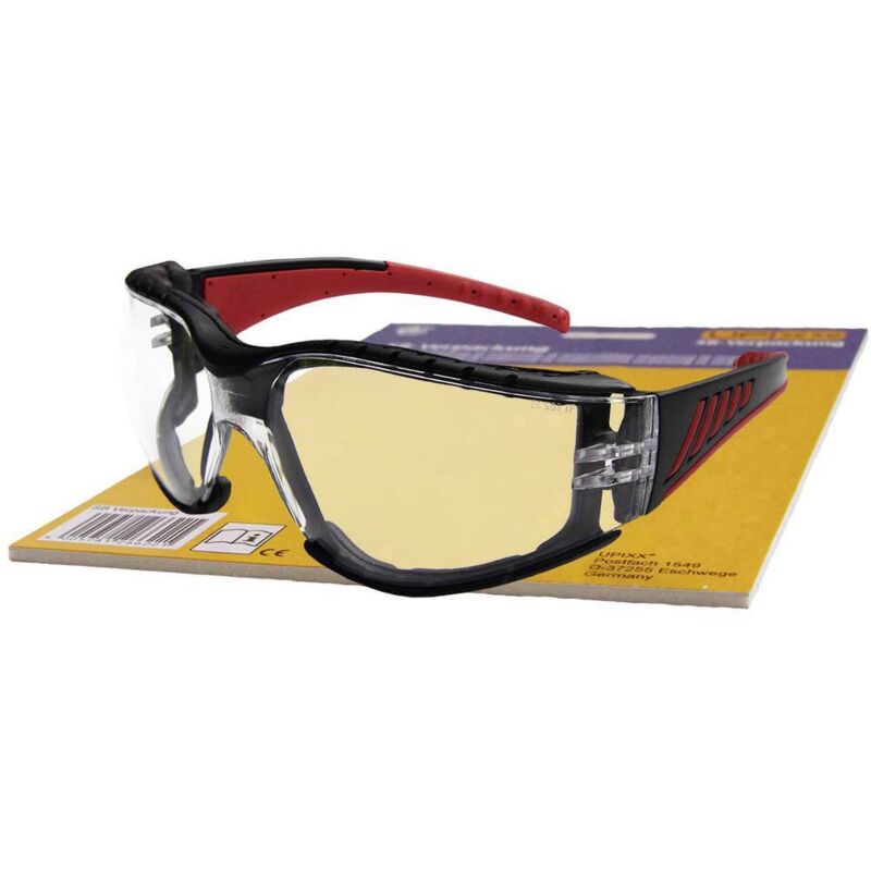 foto del prodotto leipold doehle red vision 26793sb occhiali di protezione nero, rosso en 166 1 din 166 1