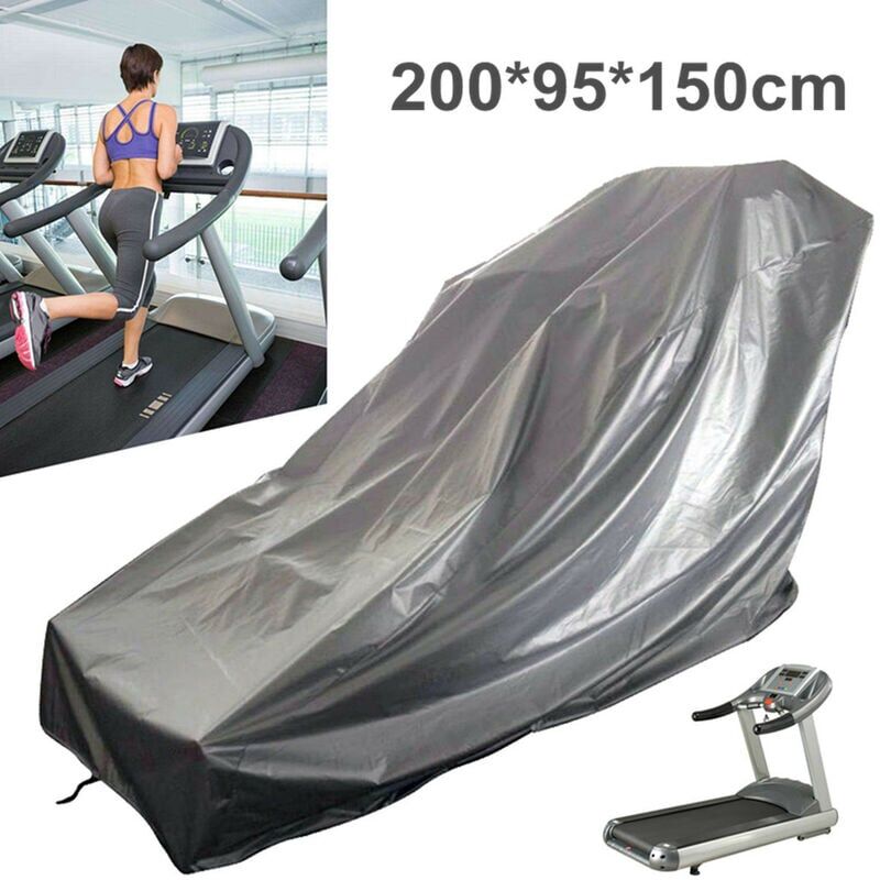 foto del prodotto leisei 20095 copertura per tapis roulant, 150 cm, antipolvere, impermeabile, resistente ai raggi uv, tessuto oxford 210d con attrezzatura sportiva