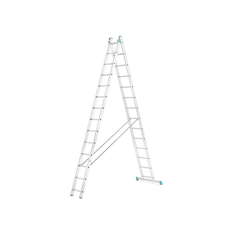 foto del prodotto leiter experten scala componibile 2x7 pioli lunghezza spiegata 3.14m 7507
