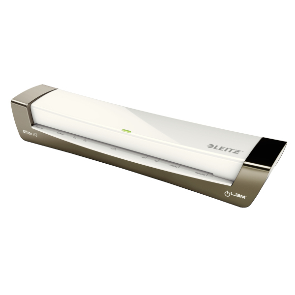 foto del prodotto leitz ilam laminator office a3 plastificatrice a caldo 400 mm min argento, bianco