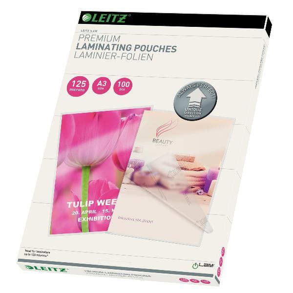 foto del prodotto leitz ilam udt pellicola per plastificatrice 100 pz