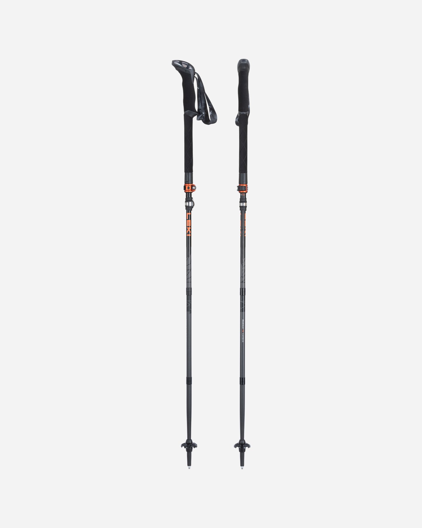 foto del prodotto leki makalu fx 110 130 cm bastoncini trekking nero