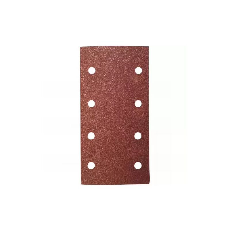 foto del prodotto leman 115230.10.82 set di 8 pattini autoaderenti in corindone 115 x 230 mm grano 80 10 fori legno metallo