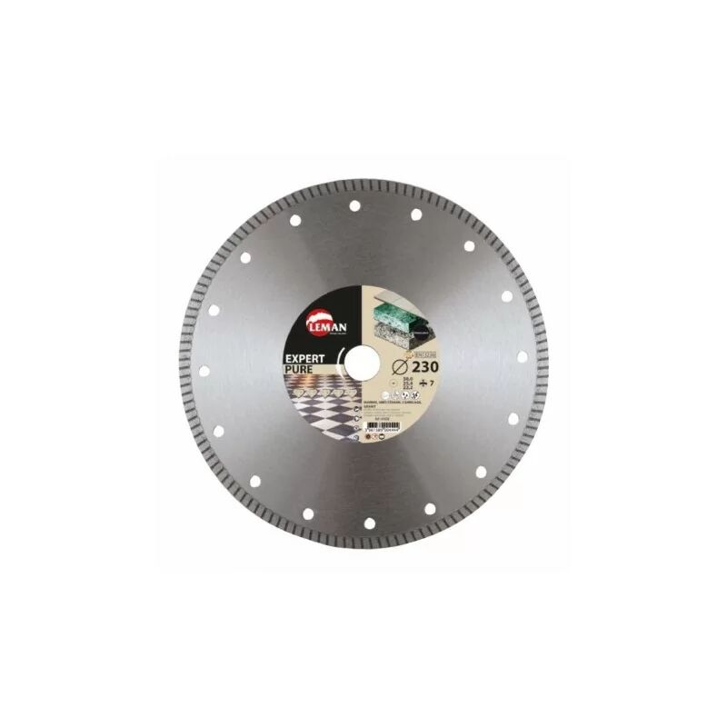 foto del prodotto leman 910250 disco diamantato sa bordo continuo gres porcellanato 250mm