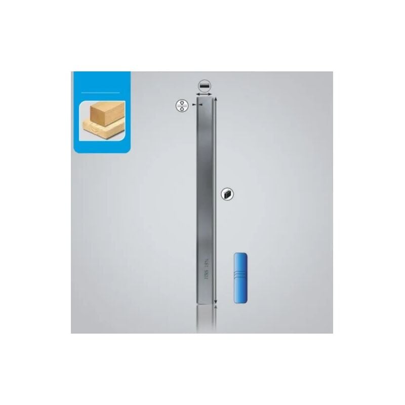 foto del prodotto leman coppia coltelli per pialla 260x18,6x1