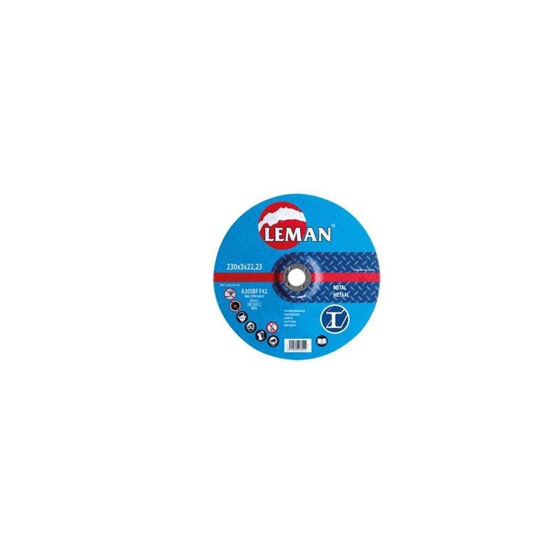 foto del prodotto leman disco da taglio in acciaio 125x3mm 123.00.25