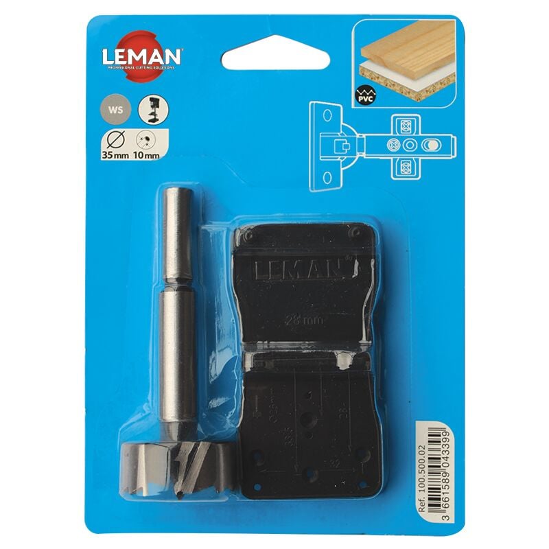 foto del prodotto leman kit di bit per cerniere a scomparsa d. 35 mm 100.500.02 100.500.02
