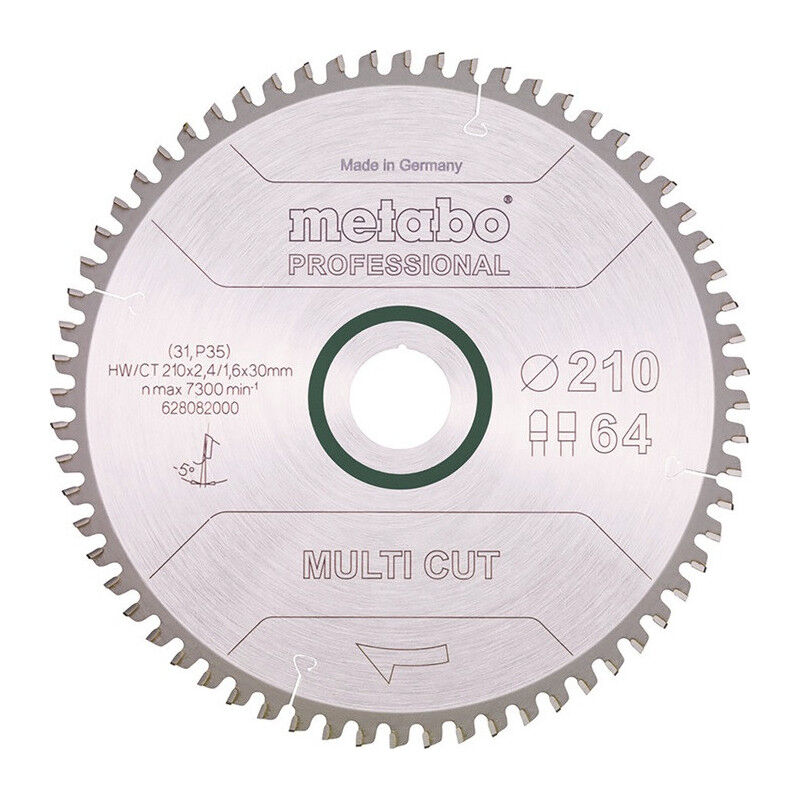 foto del prodotto leman lame de scie circulaire bois coup avec pr cision professionnelle d254xb2.4xbore30mm 60z. wz