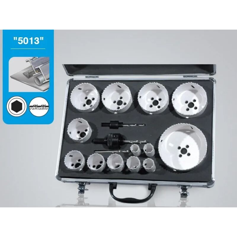 foto del prodotto leman set 13 frese a tazza hss in valigetta promo 