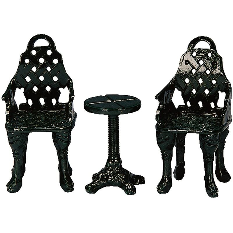 foto del prodotto lemax decorazione set di gruppi di patio di 3 per villaggio di natale e presepe, in metallo da h 2 cm