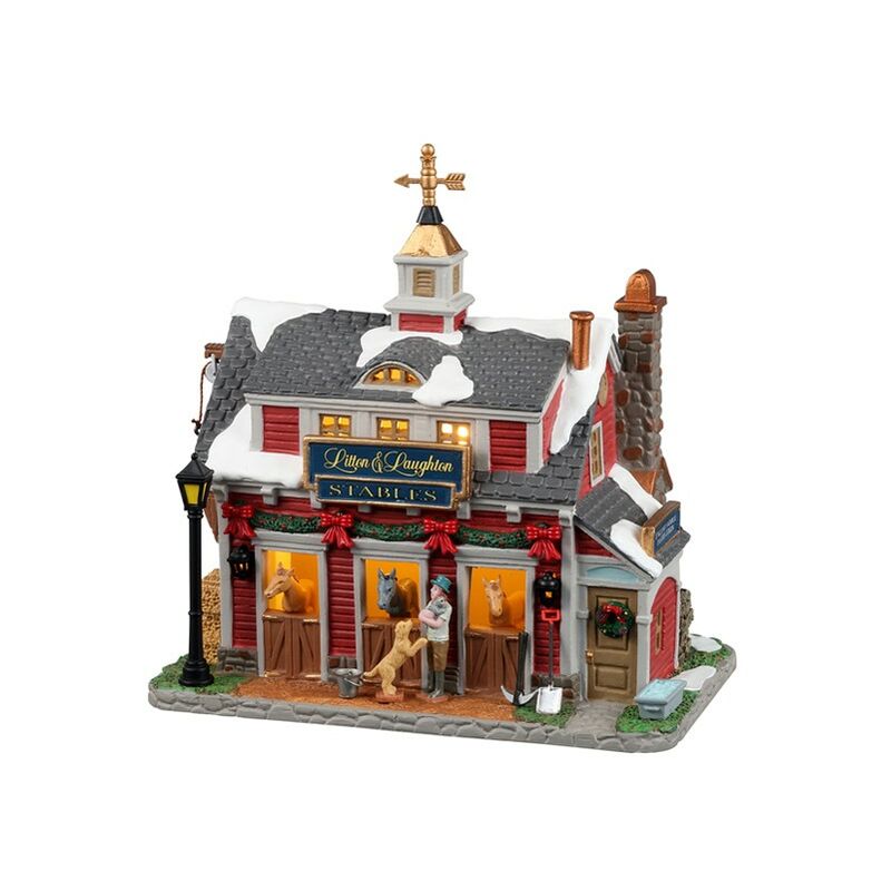 foto del prodotto lemax litton laughton stables b o 4.5v cod. 25934