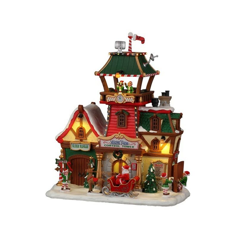 foto del prodotto lemax paesaggio torre di controllo del polonord natale natalizio 25864