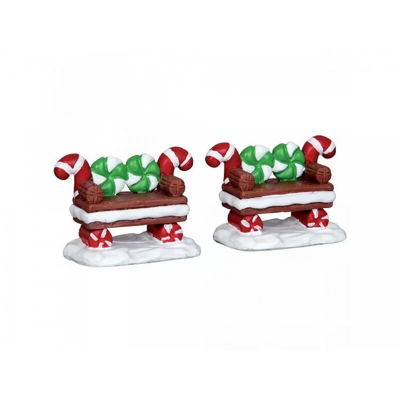 foto del prodotto lemax panca di biscotti alla menta 44812 villaggio di natale miniatura