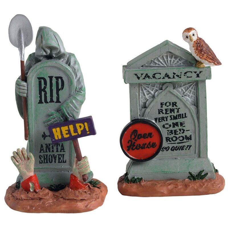 foto del prodotto lemax pietre tombali tombstone duo, set of 2 cod 14831
