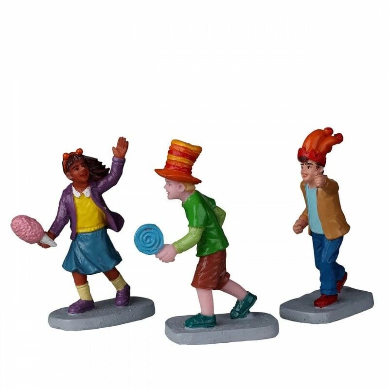 foto del prodotto lemax soggetto divertendosi in compagnia set 3 natale natalizio 22115