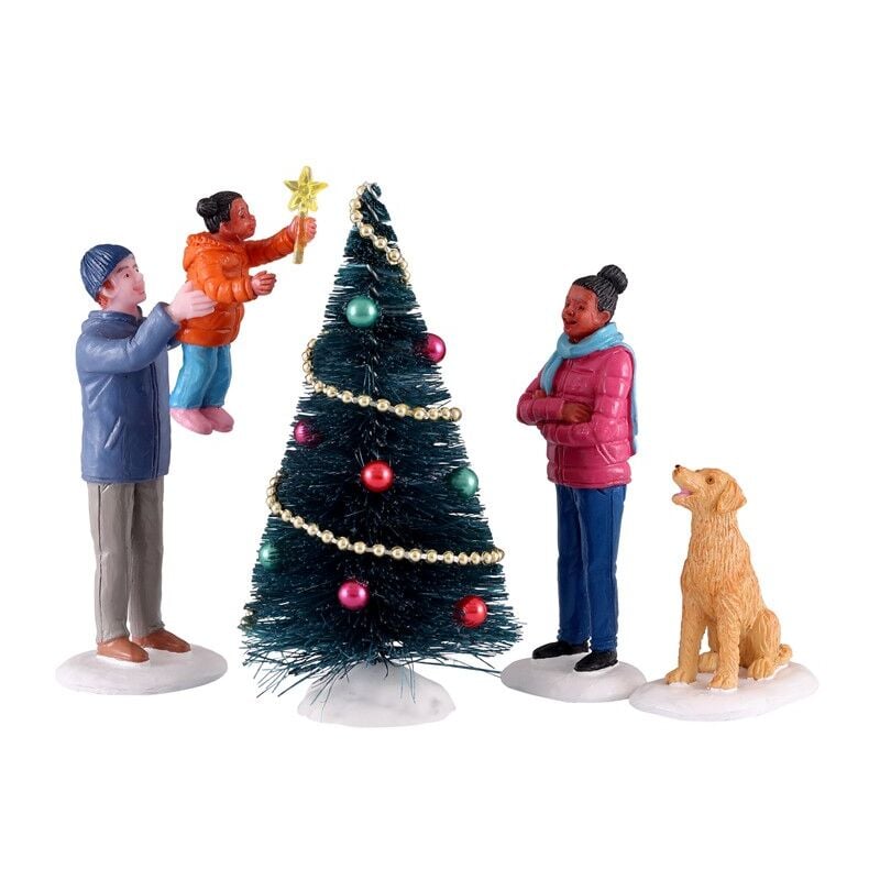 foto del prodotto lemax statuetta decorativa natalizia decorare l albero di natale col tocco finale per villaggio e presepe in poliresina