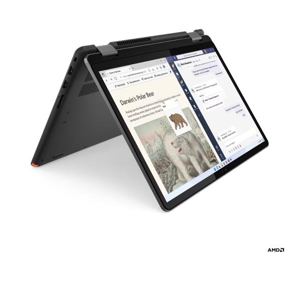 foto del prodotto lenovo 13w yoga gen 2 amd ryzen 5 7530u ibrido 2 in 1 33,8 cm 13.3 touch screen wuxga 16 gb ddr4 sdram 512 gb ssd wi fi 6 802.11ax windows 11 pro italiano nero
