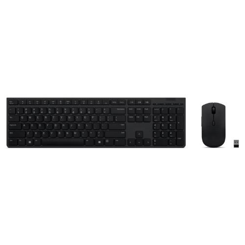 foto del prodotto lenovo 4x31k03951 tastiera mouse incluso rf senza fili bluetooth italiano nero