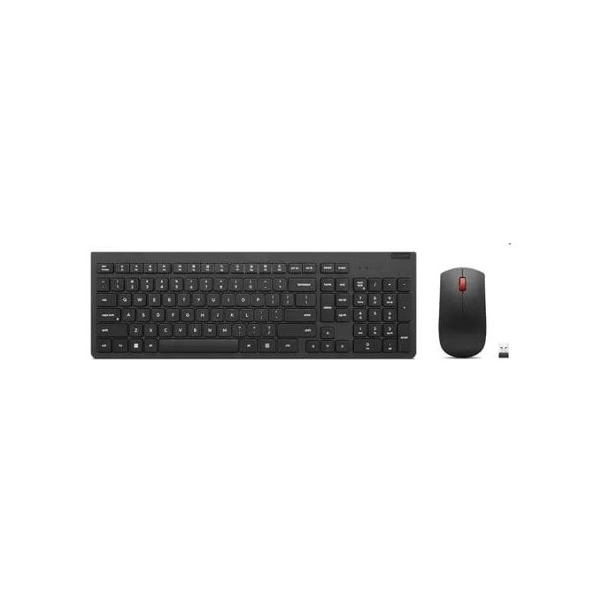 foto del prodotto lenovo 4x31n50728 tastiera con mouse incluso rf wireless nero