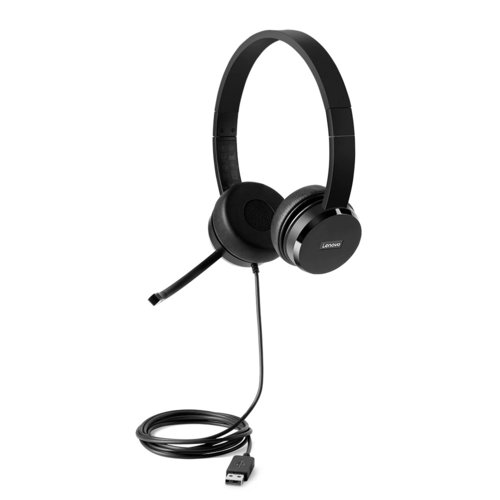 foto del prodotto lenovo 4xd0x88524 cuffia e auricolare cablato a padiglione ufficio nero