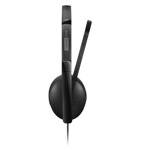 foto del prodotto lenovo 4xd1m45626 cuffia e auricolare cablato a padiglione usb tipo c nero