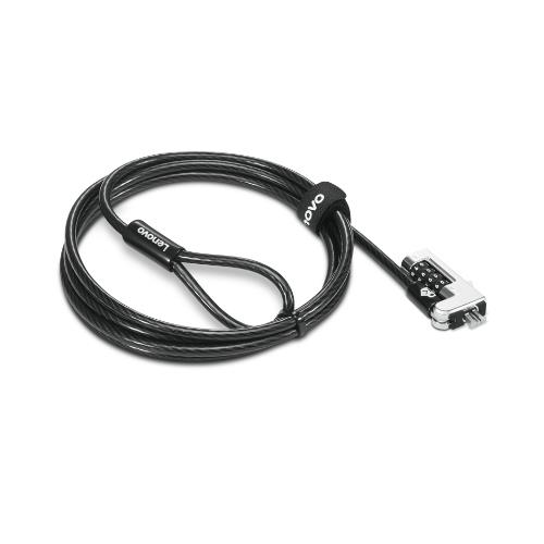 foto del prodotto lenovo 4xe1f30277 cavo di sicurezza nero 1,8 m