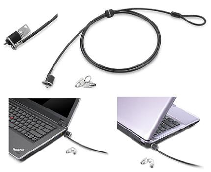 foto del prodotto lenovo 57y4303 cavo di sicurezza nero, argento 1,52 m