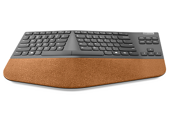 foto del prodotto lenovo go wireless split tastiera ufficio rf wireless italiano grigio