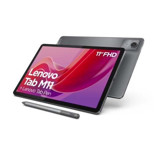 foto del prodotto lenovo tab m11 tb330fu pen ktk g88 8gb 128gb wifi 10.95inch 1920 1200 ips 90hz luna grey android 13