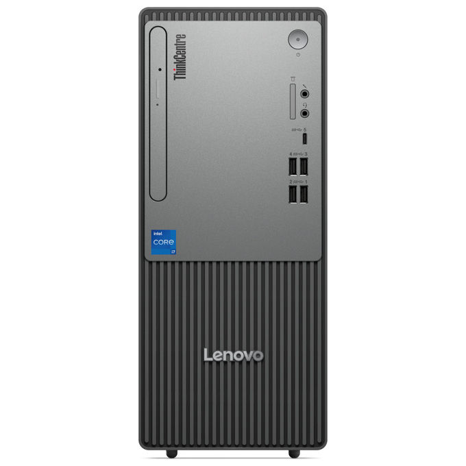 foto del prodotto lenovo thinkcentre neo 50t pc desktop i5-13400 16gb 512gb ssd win11 pro nero