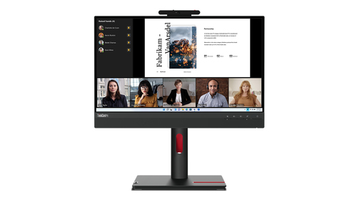 foto del prodotto lenovo thinkcentre tiny in one 22 gen 5 led display 54,6 cm 21.5 1920 x 1080 pixel full hd nero