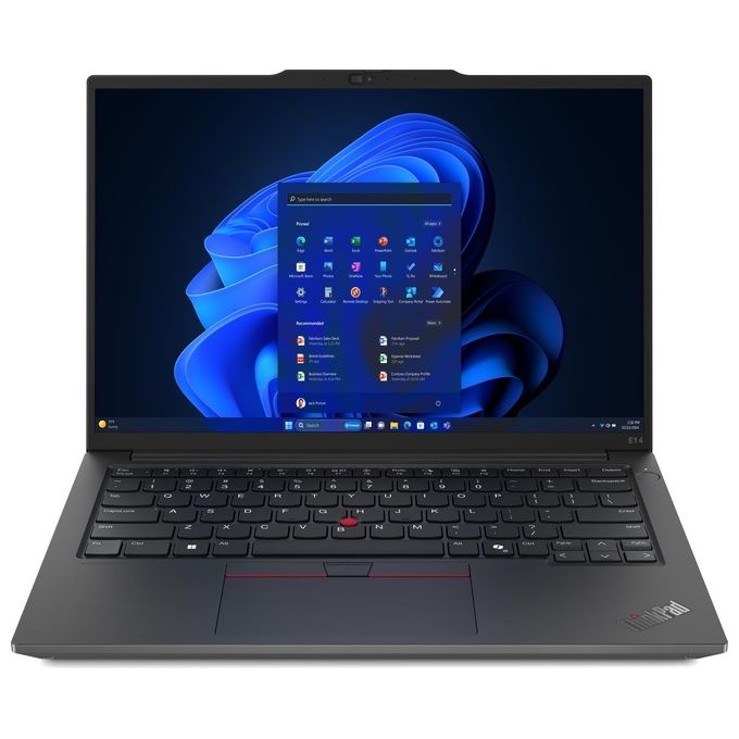 foto del prodotto lenovo thinkpad e14 intel core ultra 5-125u 16gb hd 512gb ssd 14'' windows 11 pro