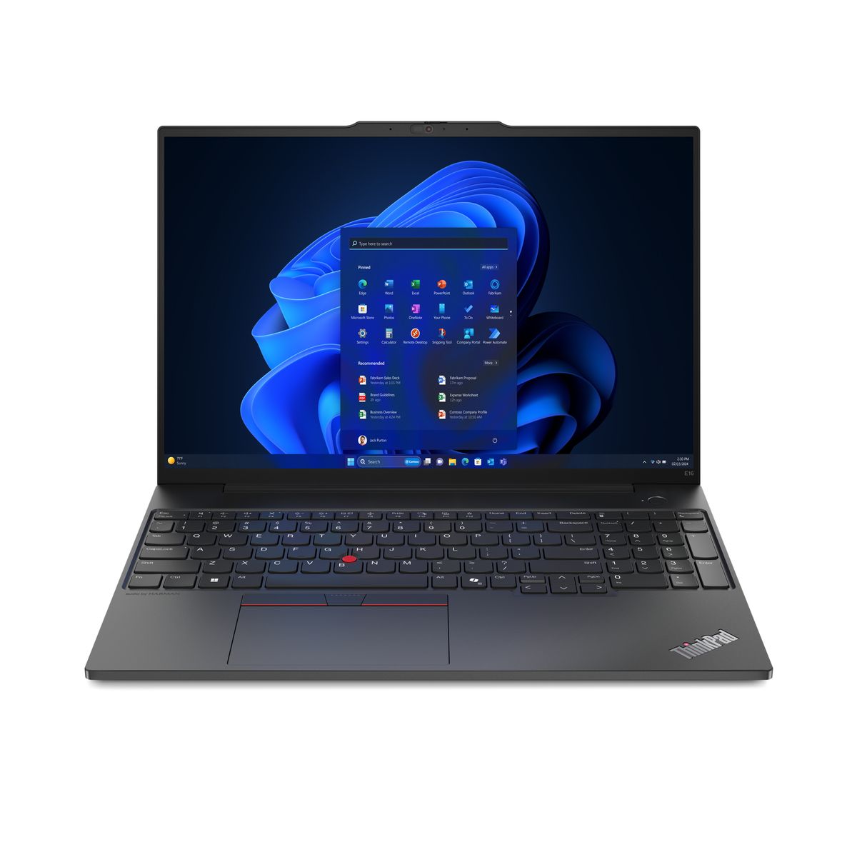 foto del prodotto lenovo thinkpad e16 gen 2 amd amd ryzen 5 7535hs computer portatile 40,6 cm 16 wuxga 16 gb ddr5 sdram 512 gb ssd wi fi 6e 802.11ax windows 11 pro italiano nero