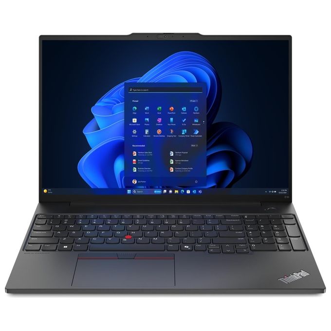 foto del prodotto lenovo thinkpad e16 intel core ultra 7 155h 16gb hd 512gb ssd 16 windows 11 pro